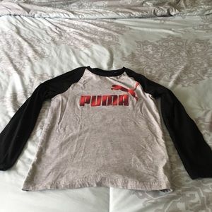Puma boys long sleeve tee